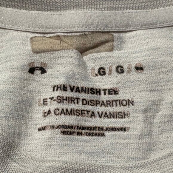 Under Armour The Vanish Tee NAVY Annapolis Short Sleeve T-Shirt Men's Large - Picture 4 of 5